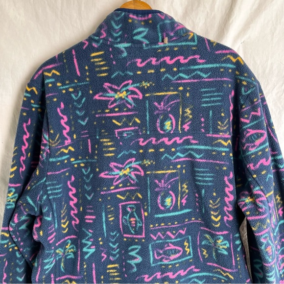Chubbies Men Large Sweater The Chilly Vibe Quarter Zip Fleece Pullover Jacket L - Picture 14 of 16